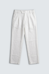 EVRYDAE SEOUL LINEN TROUSER IN MASION WHITE