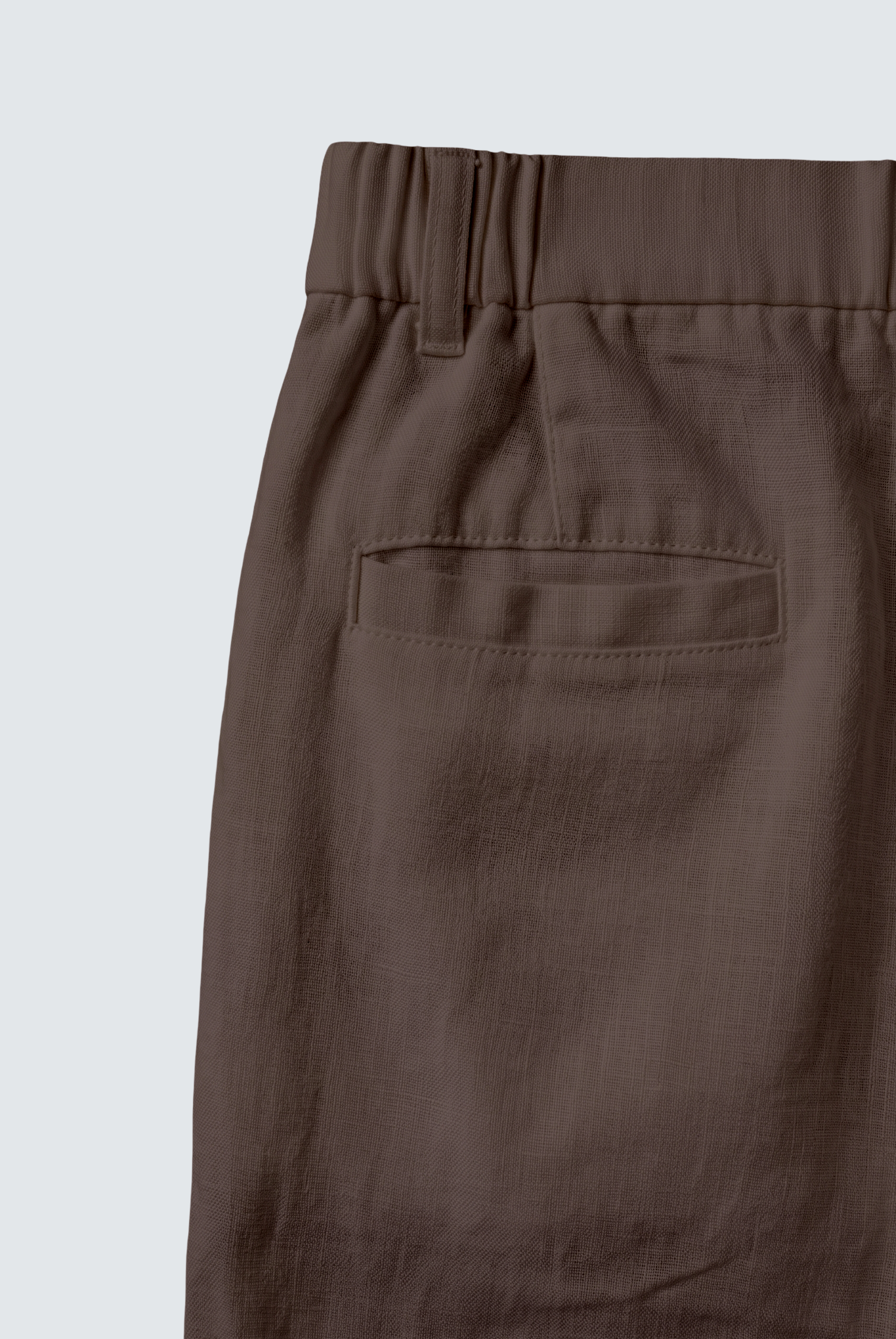 EVRYDAE SEOUL LINEN TROUSER IN EXPRESSO