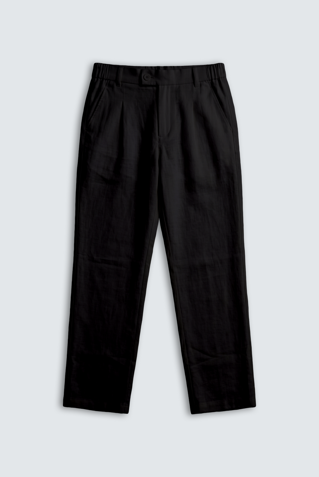 EVRYDAE SEOUL LINEN TROUSER IN DARK KNIGHT