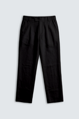 EVRYDAE SEOUL LINEN TROUSER IN DARK KNIGHT