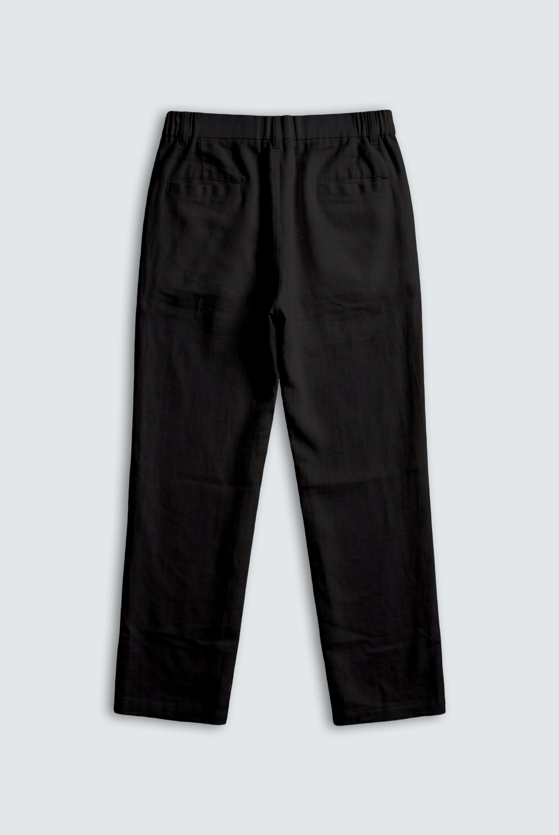 EVRYDAE SEOUL LINEN TROUSER IN DARK KNIGHT