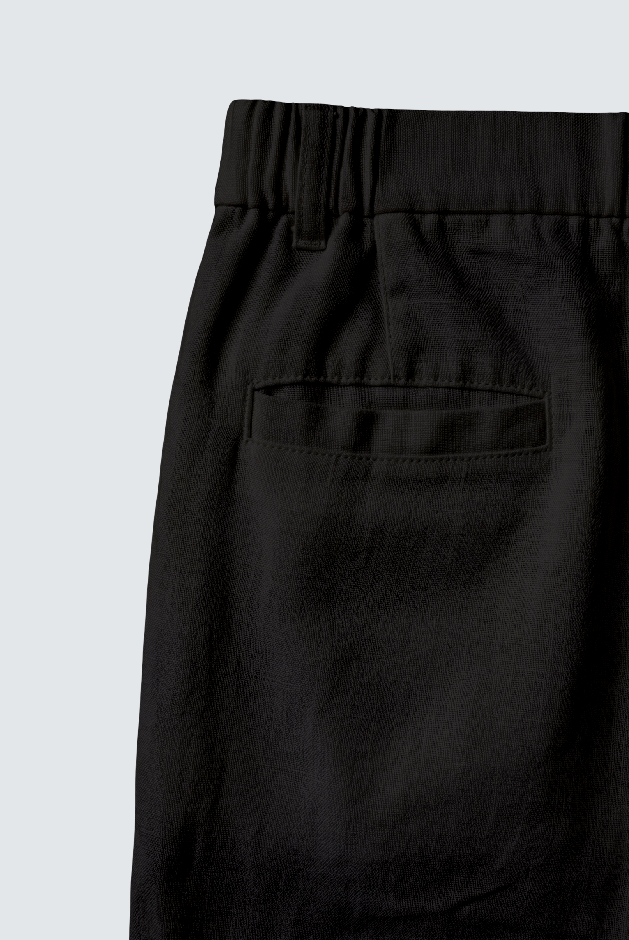 EVRYDAE SEOUL LINEN TROUSER IN DARK KNIGHT