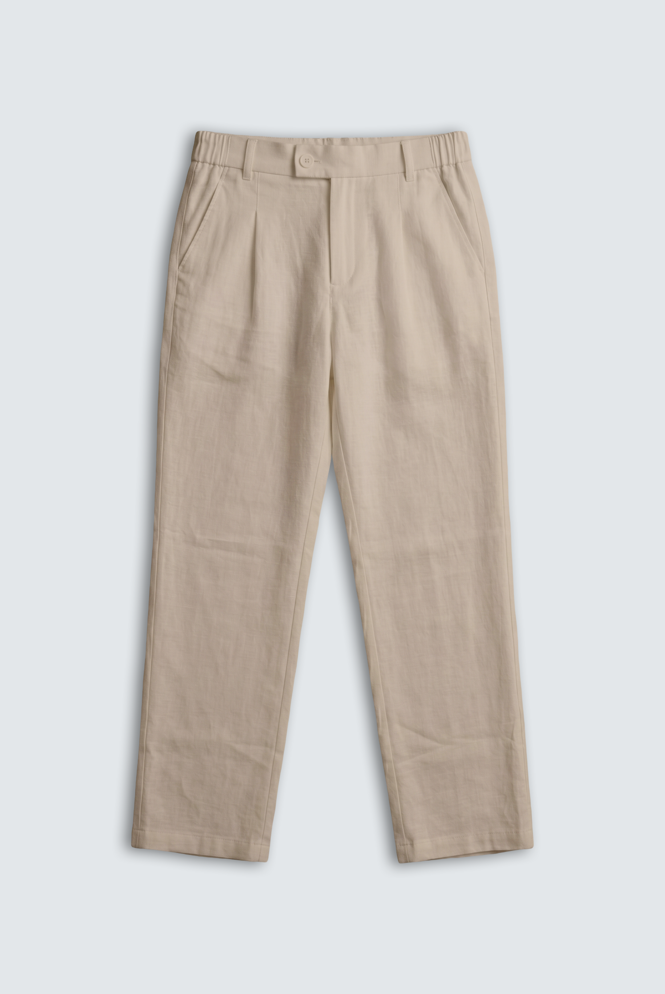 EVRYDAE SEOUL LINEN TROUSER IN BEIGE