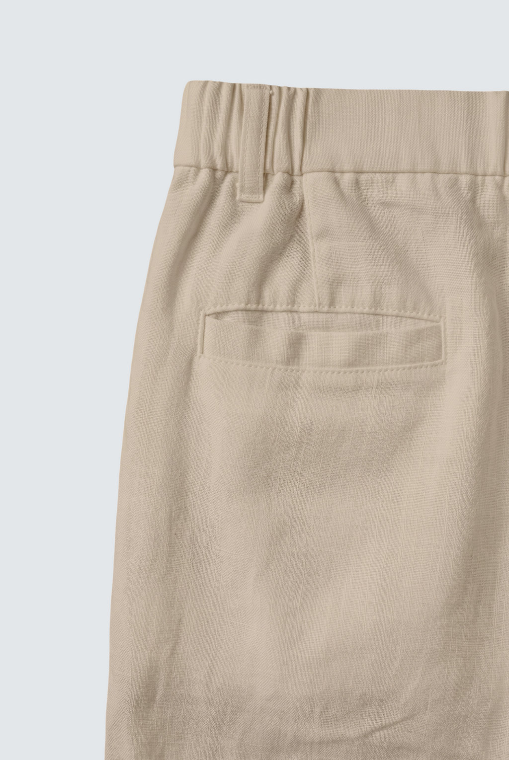 EVRYDAE SEOUL LINEN TROUSER IN BEIGE
