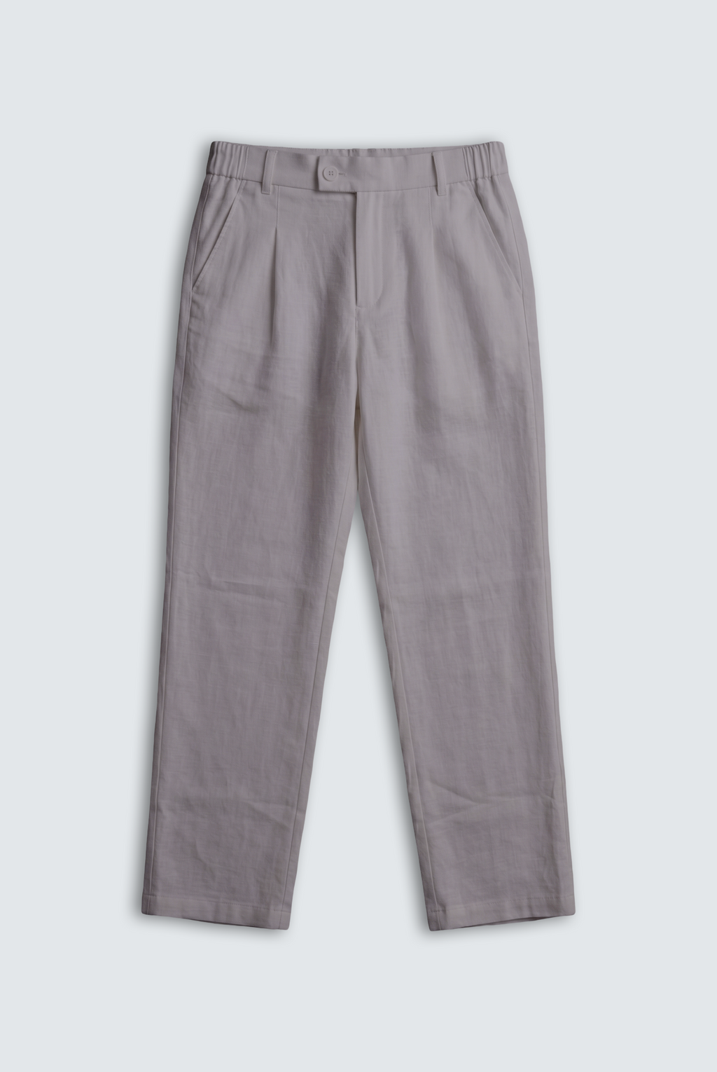 EVRYDAE SEOUL LINEN TROUSER IN ASH GREY